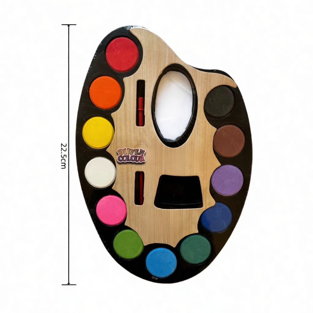 Painting Supplies - مجموعة ألوان مائية صلبة مكونة من