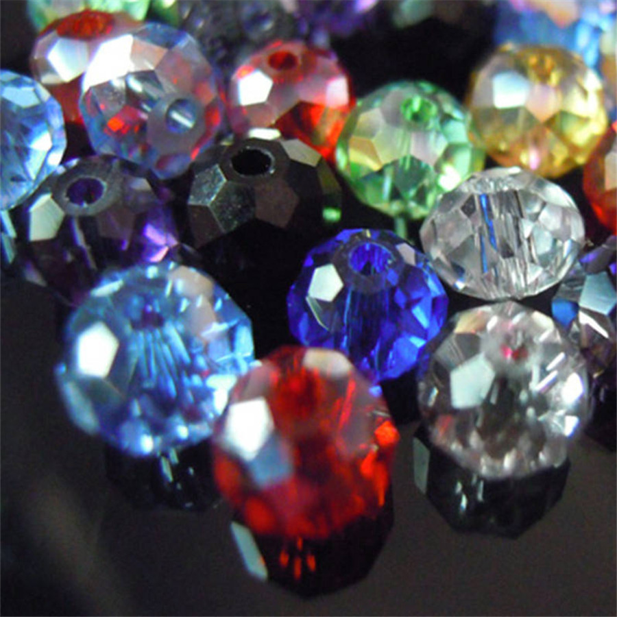 Glass Seed Beads 2Mm Jewelry Making - اسیوکا 2mm,3*4mm,4*6mm,6*8mm, Austria Faceted Crystal Glass