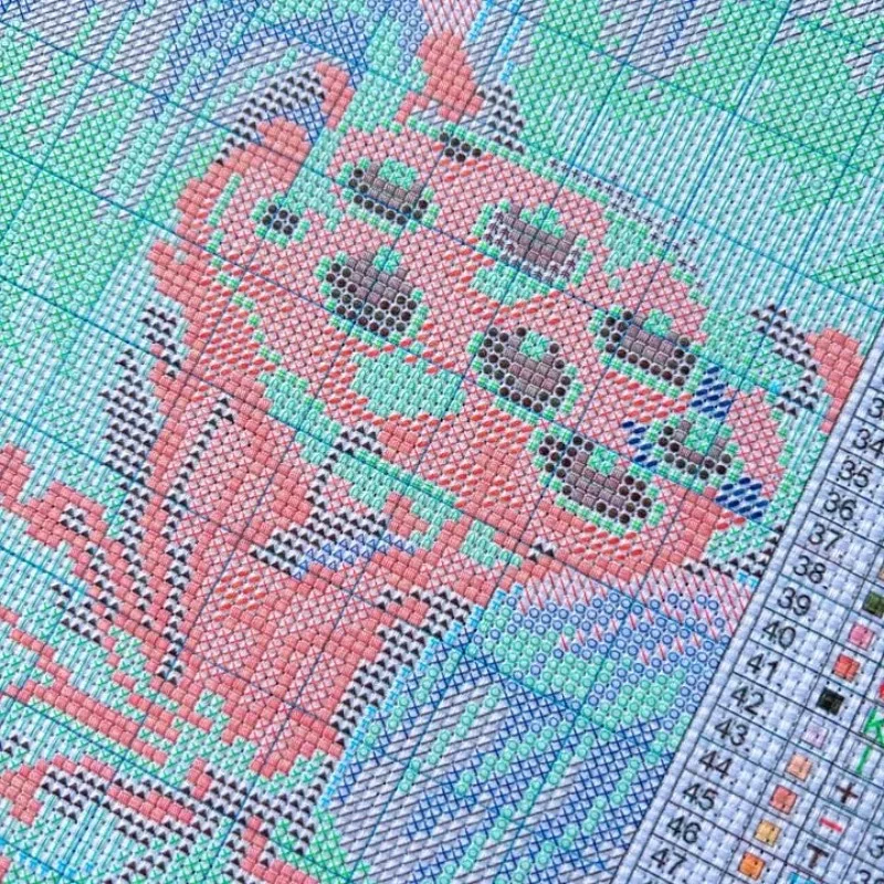 |   مجموعة أدوات التطريز اليدو - مراجعة Cross Stitch Stamped Kits Beginners وسعره
