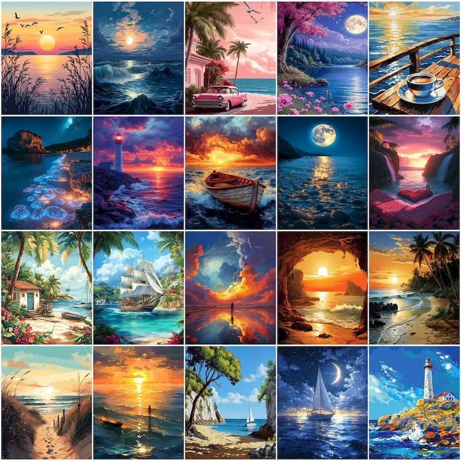 GATYZTORY لوحة رسم بالأرقام، ل - مراجعة Painting Supplies وسعره