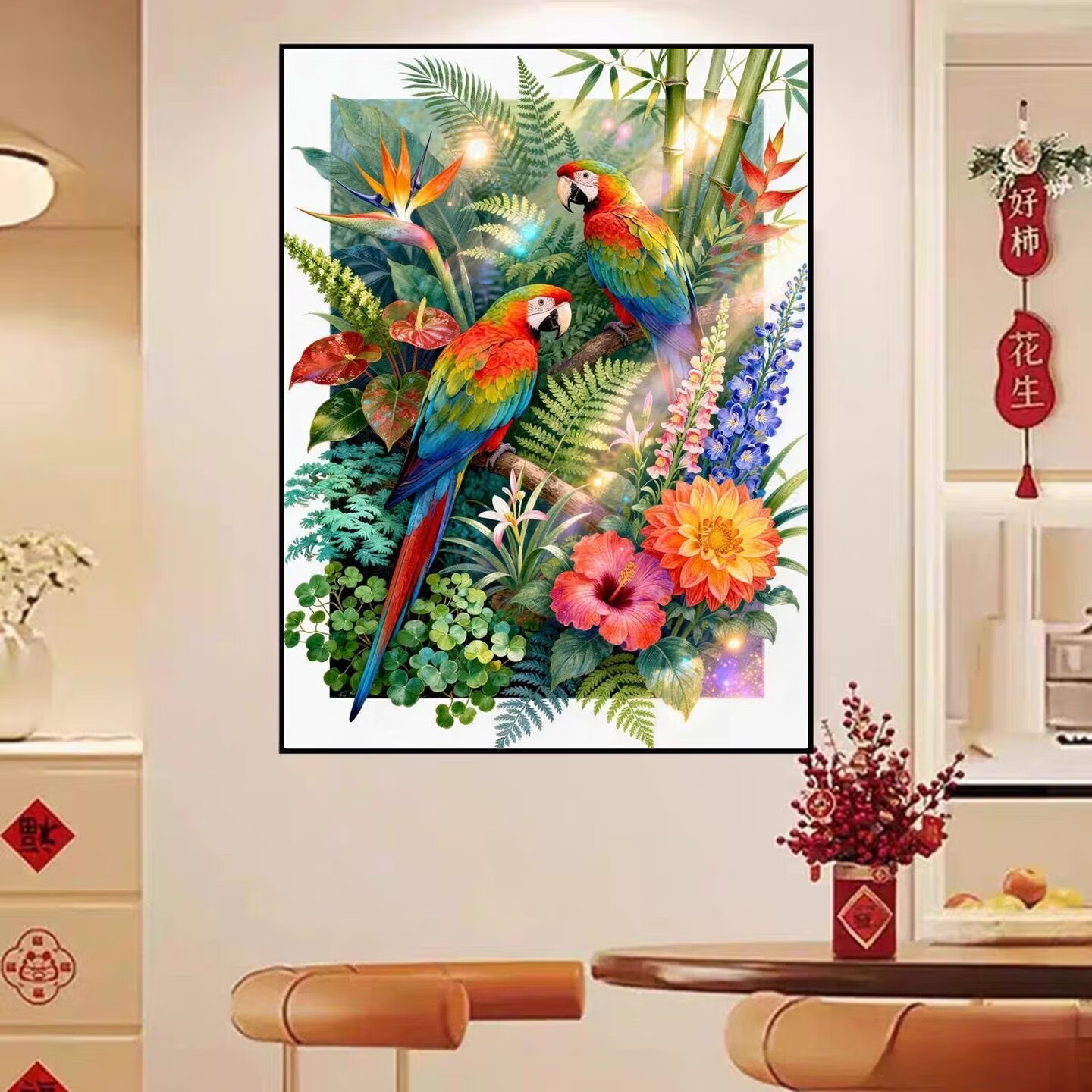 طقم تطريز صيني بتصميم الببغاوا - مراجعة Cotton Embroidery Thread Skeins وسعره