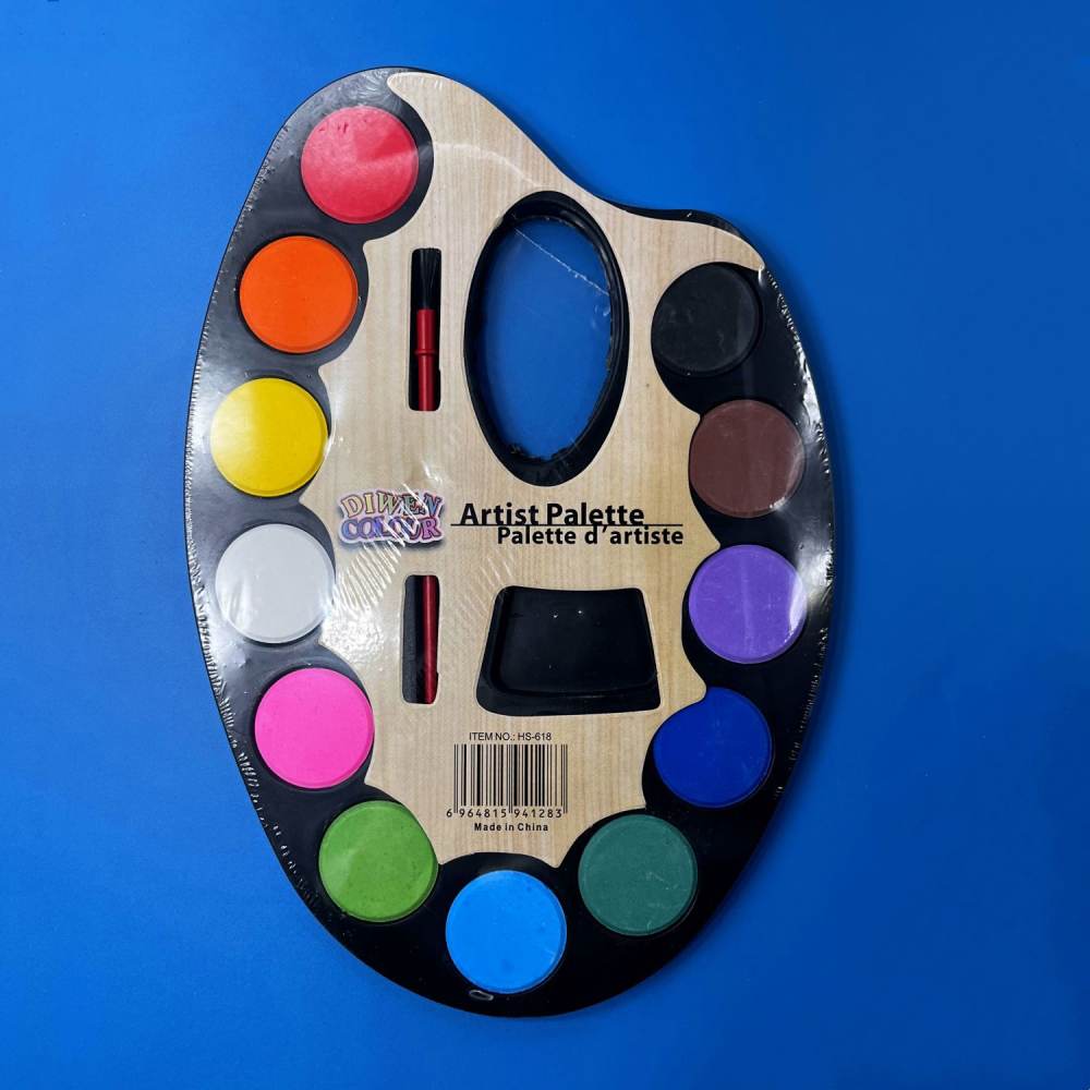 مجموعة ألوان مائية صلبة مكونة  - مراجعة Painting Supplies وسعره