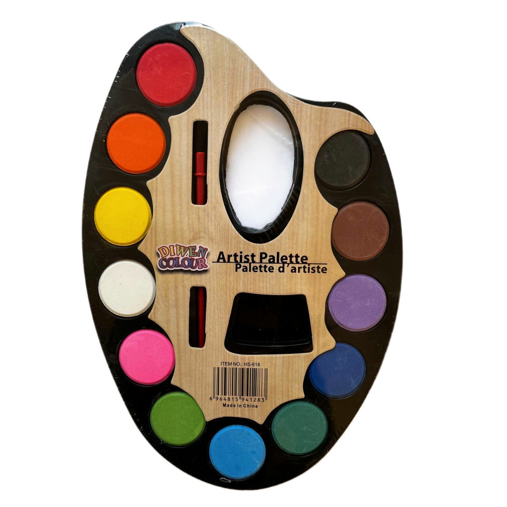 مجموعة ألوان مائية صلبة مكونة  - مراجعة Painting Supplies وسعره