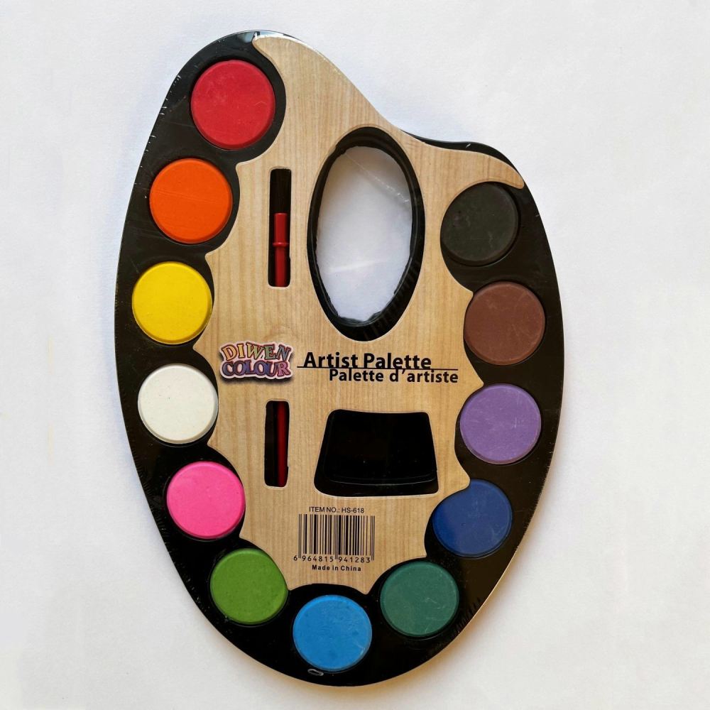 مجموعة ألوان مائية صلبة مكونة  - مراجعة Painting Supplies وسعره