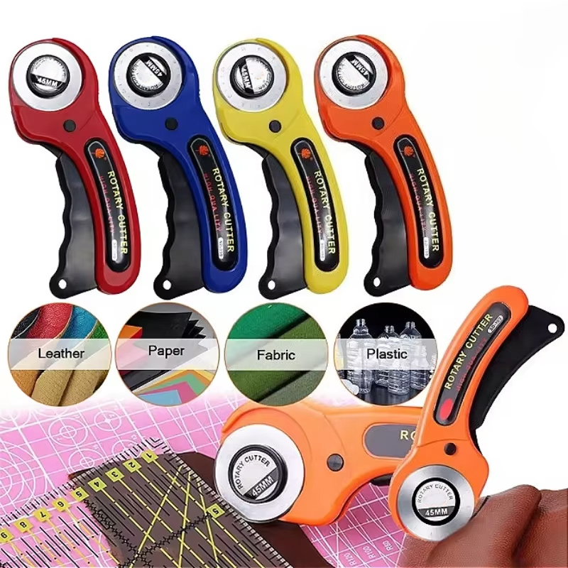 45 مللي متر الأسطوانة عجلة سكي - مراجعة Rotary Cutter For Fabric 45Mm وسعره