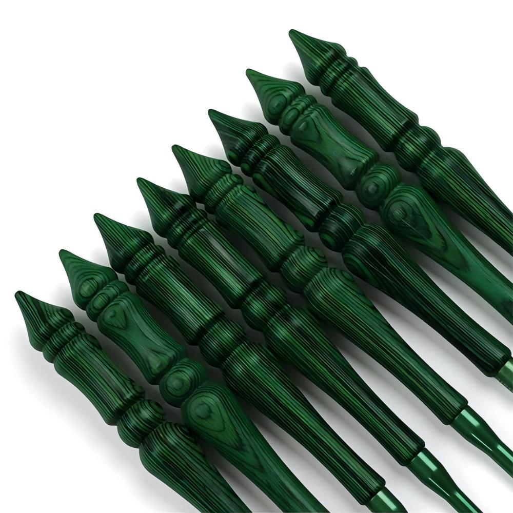 مجموعة إبر الكروشيه، 8 قطع، بم - مراجعة Wooden Crochet Hooks Ergonomic Handle وسعره