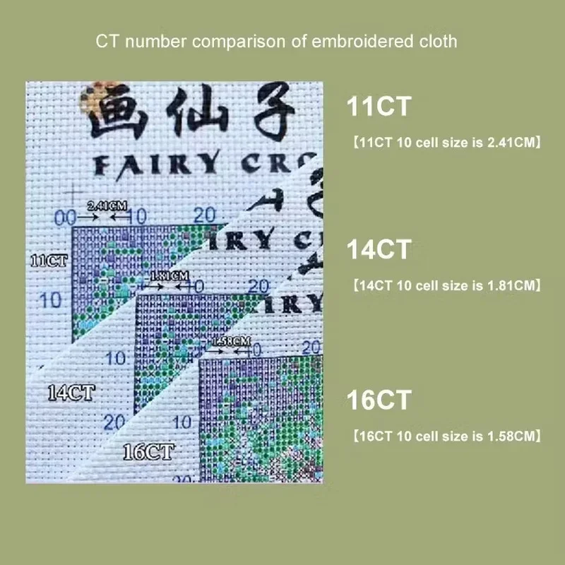 【CC2656- Swing Dwarf】مجموعة تط - مراجعة Cross Stitch Stamped Kits Beginners وسعره