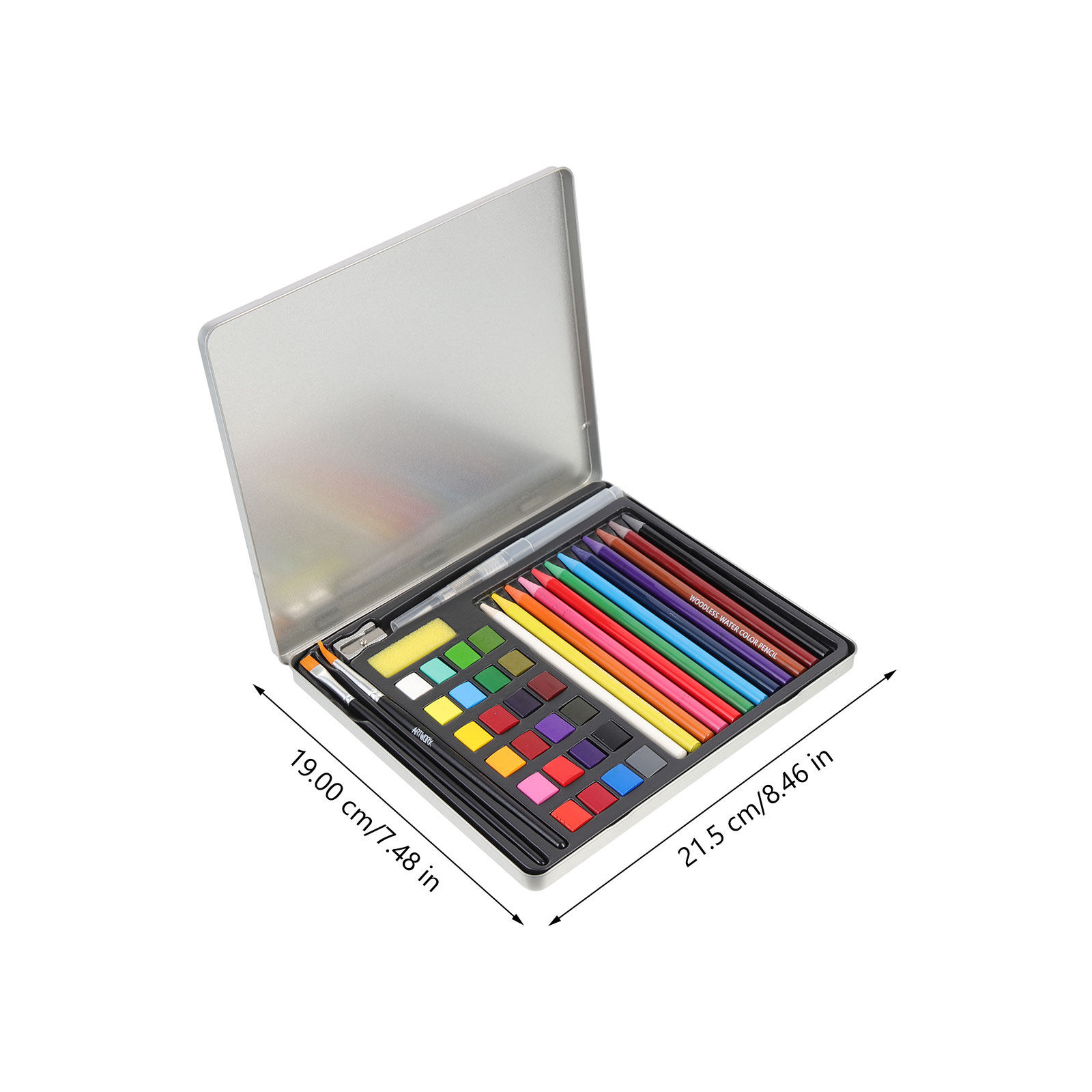 مجموعة ألوان مائية كاملة، ألوا - مراجعة Watercolor Paint Set Solid Pigment وسعره