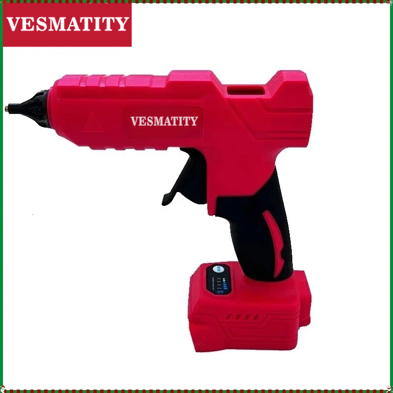 مسدس غراء كهربائي لاسلكي محمول - مراجعة Hot Melt Glue Gun Cordless وسعره