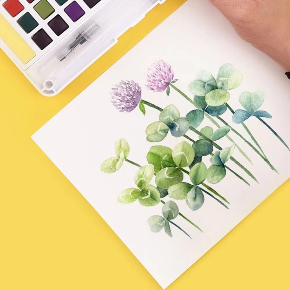 مجموعة ألوان مائية صلبة 12/18/ - مراجعة Watercolor Paint Set Solid Pigment وسعره