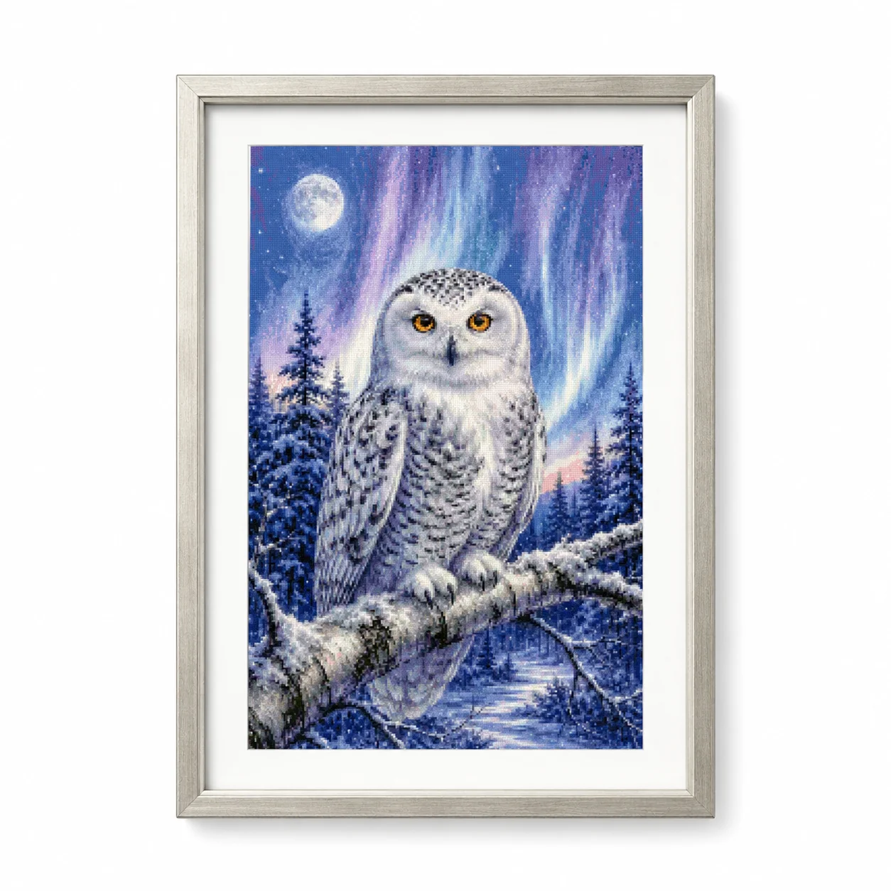 [ZZ8820-بومة الشتاء] |   مجموع - مراجعة Cross Stitch Stamped Kits Beginners وسعره